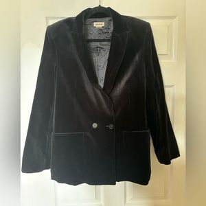 Zadig and Voltaire Black Velvet  Blazer size 42 (XL)